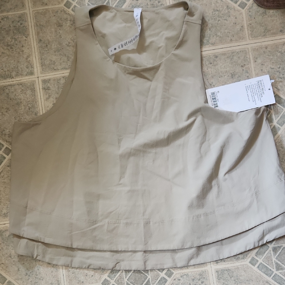 Lululemon Beige Sleeveless Women's Tank